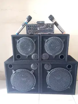 Paket sound karaoke 12 in + 8 in