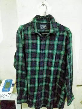DIJUAL Kemeja Flannel uk.M UNISEX