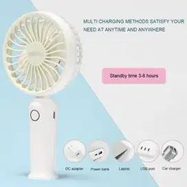 Kipas Angin Mini Portable GROTIC / VIMET Rechargeable Fan 3-Speed Adju