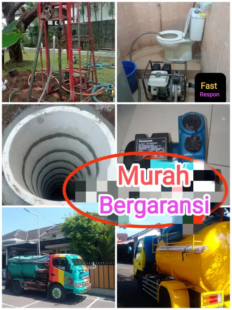 SUMUR BOR SEDOT WC SALURAN MAMPET KURAS TANDON