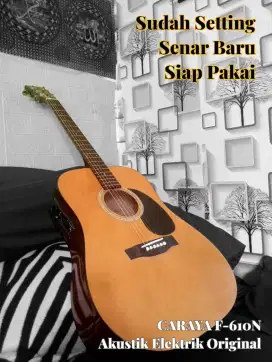 Gitar akustik CARAYA ORIGINAL siap pakai