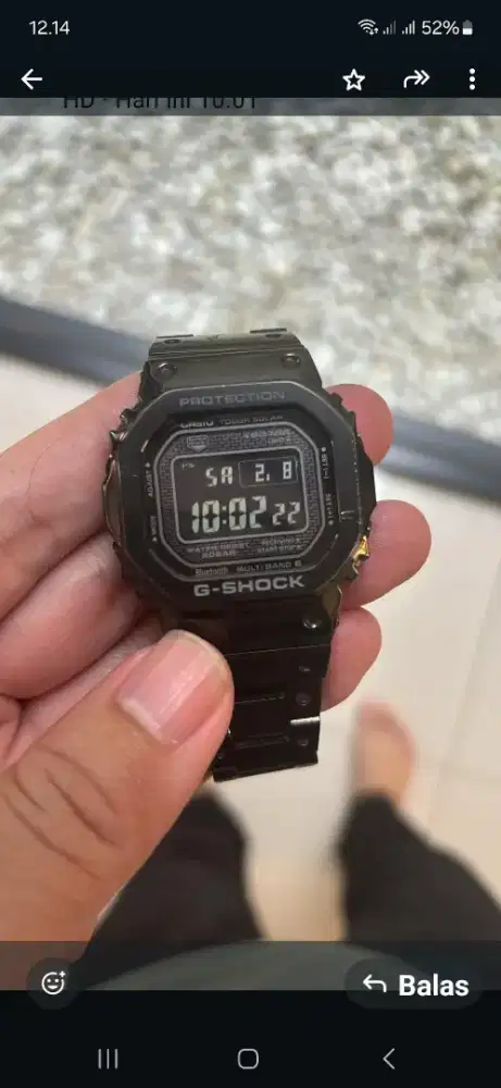 Casio G shock GMW- B5000GD-1DR/ Original  (Bekas)