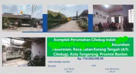 Dijual Rumah Ciledug Indah Karang Tengah