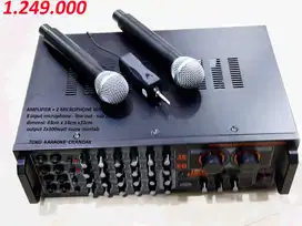 amplifier model kualitas bagus lengkap mic wireless