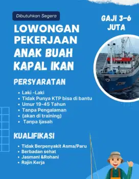 lowongan kerja anak buah kapal