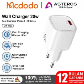 Mcdodo Charger USB Type C 20W Fast Charging iPhone Android