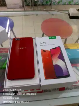 Oppo A3s 6/128gb bekas fullset normal bisa TT