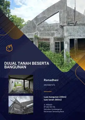 Dijual Tanah beserta bangunan
