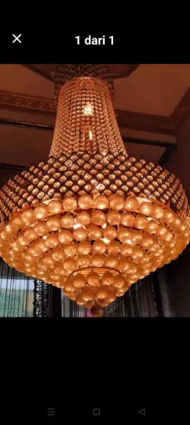 Lampu Crystal dan Vas