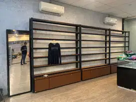 DIJUAL RAK DISPLAY SEPATU + STORAGE