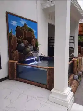 Kolam relif minimalis