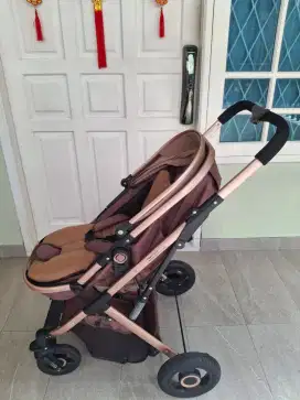 Preloved stroller lipat merk Belecoo import mulus like new