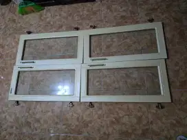 Pintu kaca kitchen set