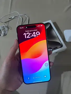 IPHONE 15 PRO MAX 256 GB MASIH GARANSI RESMI APPLE