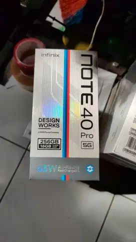 Infinix note 40 pro 5G 8gb 256gb resmi gres dijamin baru