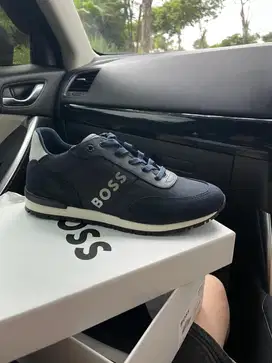 Boss Sneakers Blu Scuro