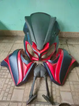 Full Cover Tameng Depan Aerox Old