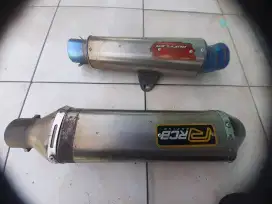 Knalpot  Racing 2 biji