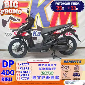 (potongan tenor 2bulan beat tahun 2023 dp:400 syarat kk dan ktp )