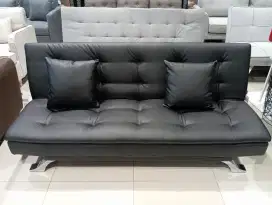 Dijual sofabed kulit bahan kokoh