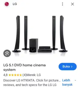 LG Home theater model HT904TA