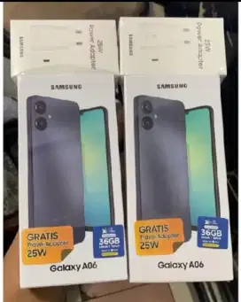 Murah New samsung A06 ram 4/128 grs resmi, bs kredit/bs TT