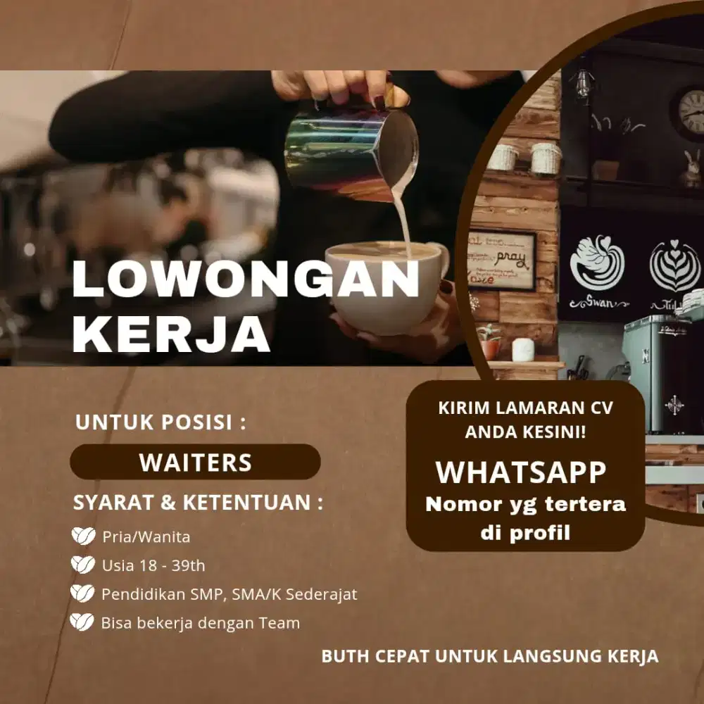 Lowongan kerja restoran terbaru