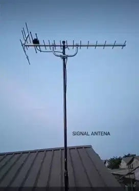 Pasang antena tv bagus buat tv digital dan stb