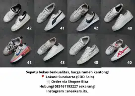 Sepatu Bekas Solo Bisa COD