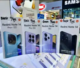 XIAOMI REDMI NOTE 14 PRO SERIES TERMURAH 4 JUTAAN BERGARANSI RESMI