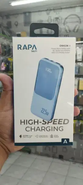 Power Bank Rapa Tech Origin 1 PD+QC Fast Charge 22.5W