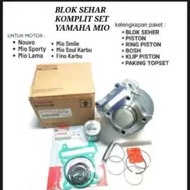 BLOK SEHER TOPSET KARBU MIO SPORTY MIO SOUL MIO SMILE FINO KOMPLIT 5LW