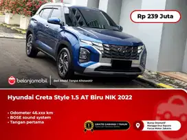 [ BOSE ] Hyundai Creta Style 1.5 AT Biru 2022/2023