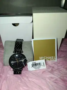 Preloved jam tangan Michael Kors strap USA stainless hitam