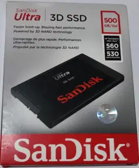 Ssd Sata Sandisk Ultra 3D 
500gb