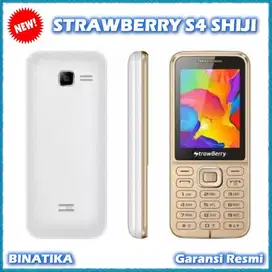 Baru - HP STRAWBERRY S4 SHIJI Dual SIM Kamera Baru Garansi Resmi