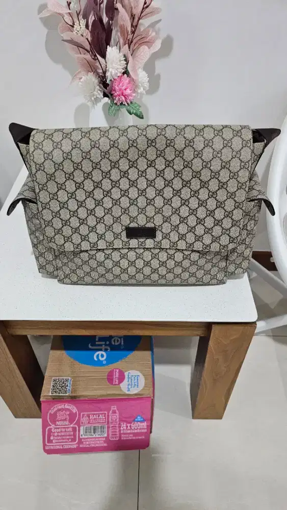 Gucci original supreme diaper bag tas susu anak
