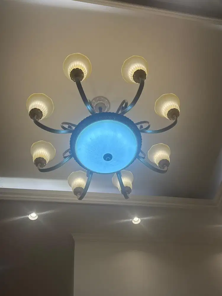 Jual lampu hias american style 8 cabang