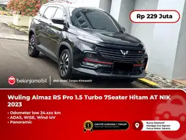 [ LOW KM ] Wuling Almaz RS Pro 1.5 Turbo 7Seater Hitam AT 2023/2024