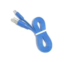 Kabel Data Charger Tipe C 2.4A FAST CHARGING Panjang 1 Mtr - Biru