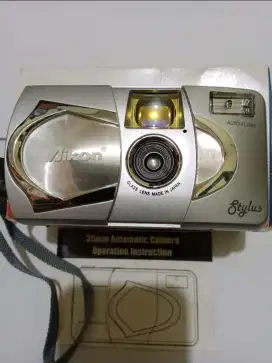 KAMERA ANALOG COMPACT STYLUS AIKON, LCD DISPLAY, KONDISI HIDUP MULUS