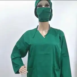 Baju OKA Lengan Panjang Hijau Size XS