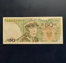 Uang kertas Polandia 50 Zloty