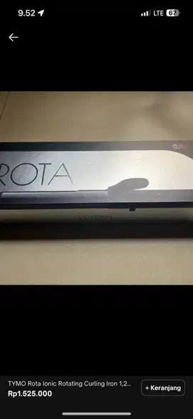 TYMO Rota Ionic rotating curling iron 1,25 inch with 5 adjustable temp