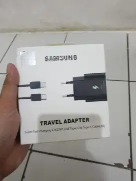 Charger 25 watt Samsung paket pembelian samsung baru ori harga 300rb