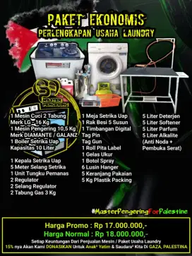Paket Usaha Laundy Pemula