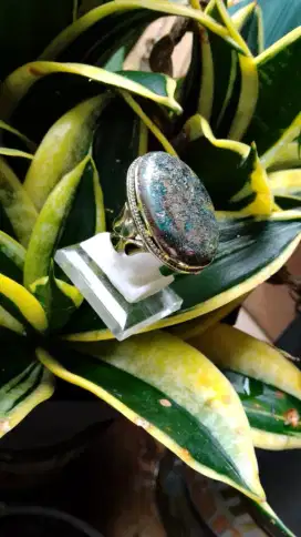 Cincin Batu Pirus Badar Perak Jumbo