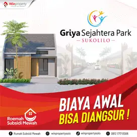 RUMAH SUBSIDI GSP SUKOLILO PROMO BIAYA AWAL BISA DICICIL