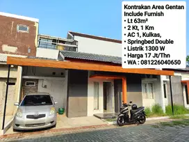 Kontrakan Include Furnish Area Perumahan Gentan, Dekat Laweyan