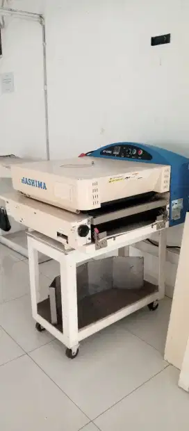 Mesin Press interlining (kain keras) Merk HASHIMA HP-450M,MS